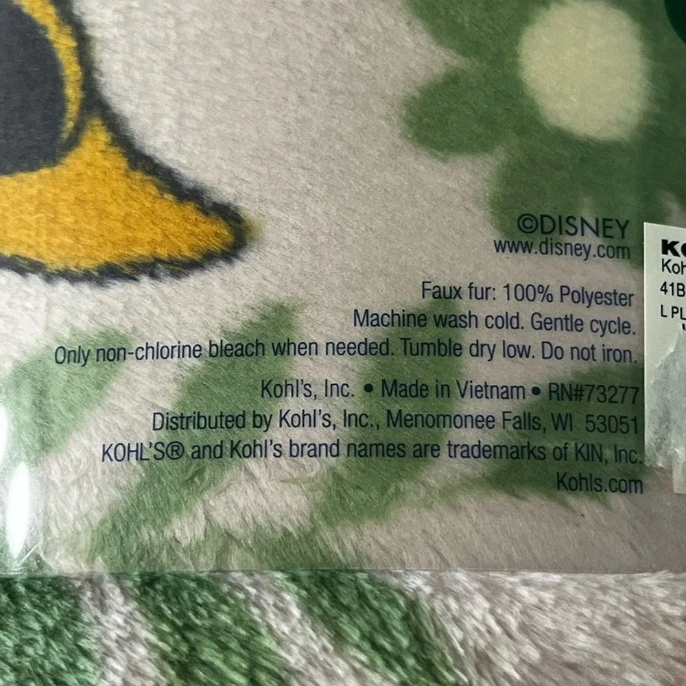 The Big One Disney Mickey & Minnie Mouse Throw Blanket LOT (2) 60